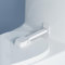 SAFELON 1 Pcs Child Proof Toilet Lock, Toilet Seat Lock for Baby Safety, Toilet Lid Lock Fit for Most Toilet, No Tools Needed (White)