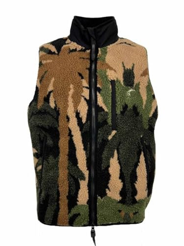 Generico TOOCO gilet uomo pile orsetto tropical verde/beige PILE VEST TROPICAL 100% poliestere (XL - IT 52)
