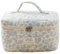 Trousse de Maquillage Florale Sac Organisateur de Maquillage en Coton de Grande capacité Trousse de Toilette de Voyage Grand Sac à cosmétiques pour Femme