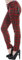 Tartan Skinny Hose Damen Plaid Check Emo Punk Hose, Rot, S