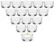 15 PCS Photophore Verre Transparent, Porte-Bougie Chauffe-Plat 4,5 cm de Diamètre, pour la Décoration de Table à la Maison, pour Le Mariage, Verre de Bougie Décoratif