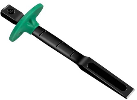 Baoblaze Industrial Flat Chisel Rock Chisel Heavy Duty Comfortable Grip Versatile Cement Stone Splitter Concrete Tool for Brick Stone, 25cm