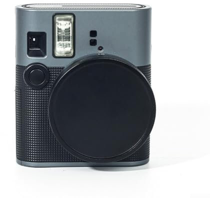 Effizienter Objektivdeckel für Fuji für Instax Mini 41 aus robustem Aluminium für effektiven Schutz (schwarz)
