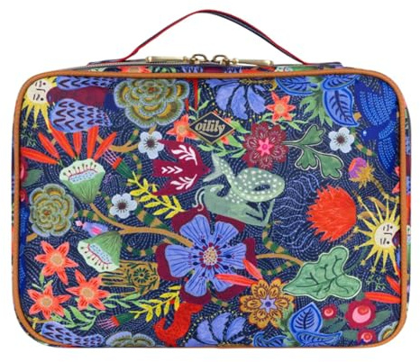 Oilily Kosmetiktasche Cara Travel Kit with Hook Patriot Blue bunt