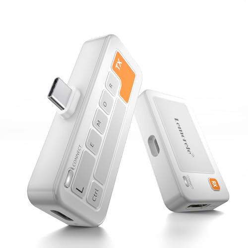 Lemorele Transmisor y Receptor USB C inalámbrico, 50M Plug&Play 5G HDMI transmisión inalámbrica para Streaming de Video y Audio Desde USB-C i-Phone/Tablet/Laptop a Monitor o proyector