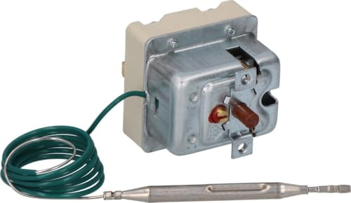 EG * O 55.32542.858 Termostato Professionale per Friggitrice/Brasiera, 259°C, 2 Contatti, Sonda in Acciaio Inox da 1000mm