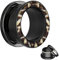 Treuheld Motiv Flesh Tunnel - Schwarz - Leopard 4 mm