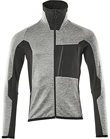 Mascot 17103-316-0809-L Fleecepullover mit Reißverschluss Größe L, schwarz meliert