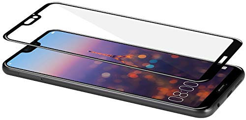 STILGUT 3D Full Cover Glass geeignet für Huawei P20 Lite, hüllenkompatibel, perfekte Deckung des Bildschirms, schwarz/klar