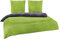 BaSaTex Winter Bettwäsche Cashmere Touch 100% Microfaser Uni und Uni Wende in 4 Größen und 8 Farben, 200x220 2X 80x80 cm Anthrazit Grün