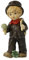 Goebel X-Mas-Figur Schornsteinfeger mit Hufeisen aus Steingut Mehrfarbig, Maße: 5,5cm x 5,5cm x 13cm, 10-638-35-1