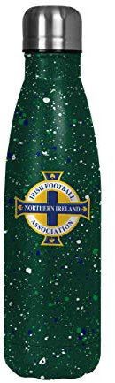 FOCO International Football Northern Ireland Fan Thermal Paint Splatter Insulated 500ml Bottle