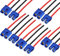 ZHOFONET EC5 Stecker Männlich Weiblich Stecker,5 Paar 10cm 14AWG EC5 Male to Female Silikondraht für RC Lipo Batterie FPV Drone