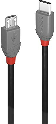 3m USB 2.0 Type C to Micro-B Cable, Anthra Line