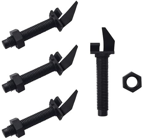 ELONG OUTDOOR Pfeilauflage 4-teilige Pfeilauflage zum Anschrauben, Bogenschießen-Zubehör für Takedown-Compoundbogen zum Jagen, Schießen, Zielen für Rechtshänder