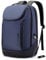 BANGE Business Smart Backpack Waterproof fit 15.6 Inch Laptop Backpack with USB Charging Port,Travel Durable Backpack (Blue(three Pocket)