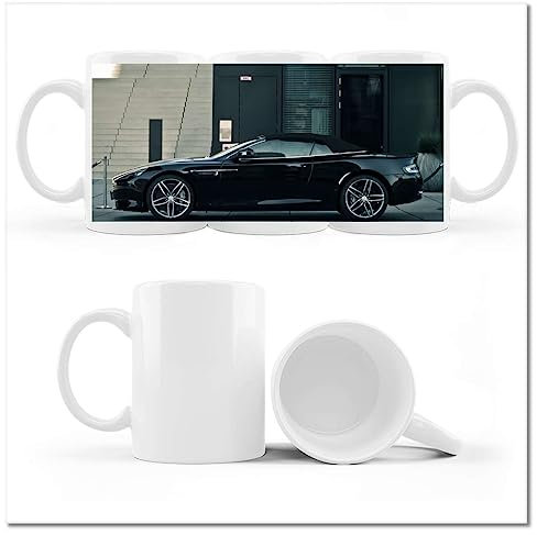 H2109Z_Cup - Taza de té con foto de Aston Martin