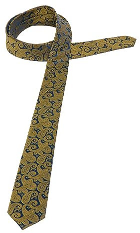 ETERNA male getupfte Seiden-Krawatte One Size_H, gelb