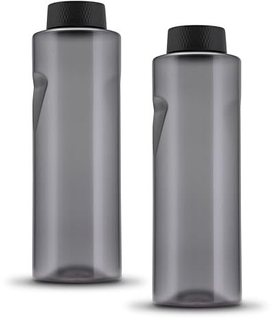 LGL 2 x Trinkflasche 800 ml Kavodrink Premium schwarz matt Sportflasche Wasserflasche BPA frei