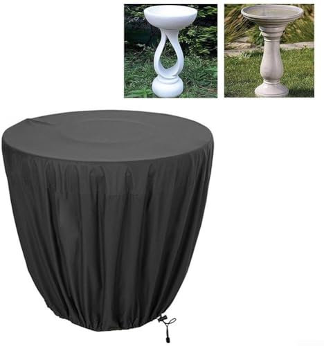 Vilgftyiet Robuste Abdeckung für Brunnen, wasserdichtes 210D-Oxford-Gewebe, schützt Springbrunnen vor Regen, Schnee und mehr, langlebige Leistung (89 x 61 cm), 7602I8CZ4P3V9JZ5C0U252VC12
