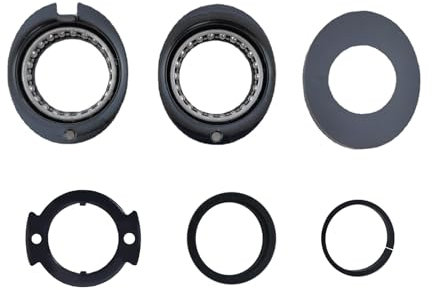 8-teiliger Elektroroller Headset Lagerschalen, Stahl Drehbare Lenkkugelsätze mit Kugellagern, Kugellager Vorderradgabellager Reparatur Ersatzteile kompatibel mit M365/Pro/Pro2 Roller