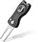 Sonwyoung Golf Divot Repair Tool with Letter Golf Ball Marker Foldable Metal Tool with Magnetic Putt Alignment Ball Marker Sturdy Aluminum Alloy Handle Unique Golf Gifts for Golfers Men (Letter J)