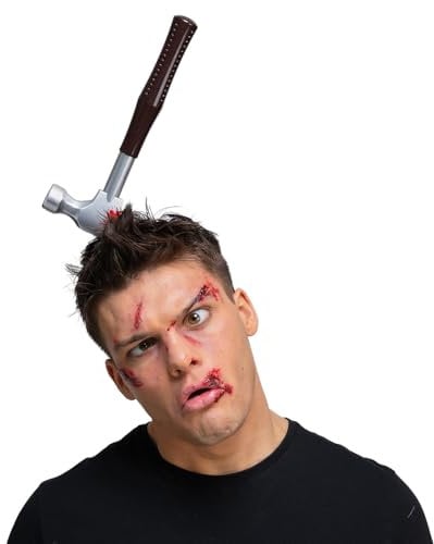Wicked Costumes Hammer In The Head Fancy Dress Prop Accessory