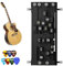 Gitarren Akkord Trainer, Gitarrentrainer Tool Gitarren Akkordwechsler Werkzeugset mit Gitarrenpickel für Gewöhnliche Folk-Gitarren von 38 Bis 42 Zoll Gitarren-Akkorddrücker für Gitarrenanfänger