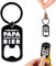 MEJOSER Vatertagsgeschenk für Papa Geschenk Flaschenöffner Schlüsselanhänger Bester Papa Vatertag Geschenke für Männer Geburtstag Weihnachten