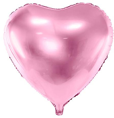 Folienballon Herz (45 cm, Rosa)
