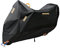 Baogaier Motorrad Abdeckplane Outdoor Motorradabdeckung XXL 300D Wasserdicht Abdeckhaube Staubschutz Motorradplane Doppelt Genähter Wasserdichten Streifen Verbessertes Schlossloch 245x105x125cm