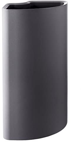 Teraplast Fioriera angolare Alta Corner Outdoor 39x39 H80 Grigio Antracite