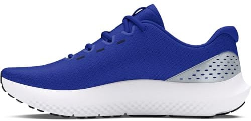 Under Armour Herren Charged Surge 4 Laufschuh, 400 Team Royal White Metallic Silver, 43 EU