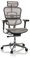 hjh OFFICE Bürostuhl ergonomisch ERGOHUMAN GEN2 Originales Design, 24h Einsatz, Bürosessel mit Flexibler Lordosenstütze, Netz Hellgrau