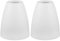 2 Piezas Pantalla De Cubierta De Lámpara De Plástico Pantalla Plana Pantalla De Lámpara De Techo Pequeñas Pantallas De Lámpara El Plastico Lámpara De Escritorio Luz De Techo