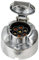 CXTM Metall 7 Polig Anhänger Steckdose,mit Montagezubehör,12V Wasserdicht 7-pol Anhänger Stecker und Steckdose Aluminiumgehäuse Nach ISO 1724,für Anhänger Wohnwagen RV,AHK Adapter (Steckdose)
