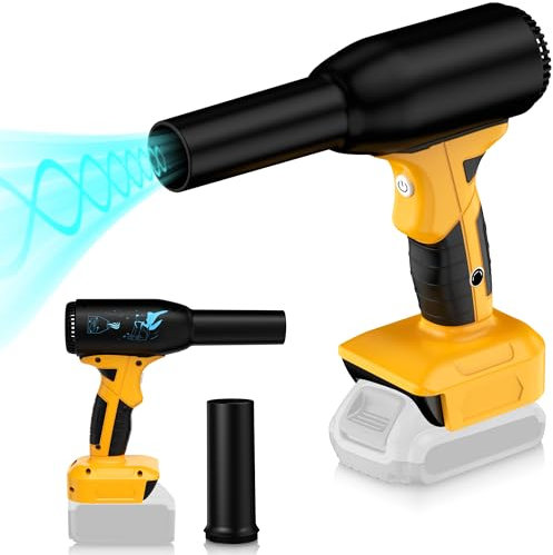 Upgrate Jet Dry Blower for Dewalt 20V 60V Battery,400G Wind Pressure,High Power 500W,Cordless Compressed Air Duster Replace Compressed Air Can,Jet Fan for Car Dry,Keyboard Computer Cleaning,Air Bed