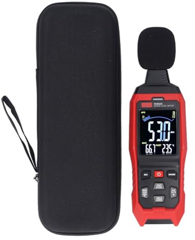 TA652A Digitales DB-Messgerät, Tragbares SPL-Messgerät, Schallpegelmesser, Dezibelmessgerät 30–130 DB