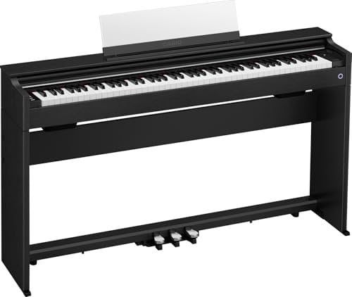 Casio CELVIANO AP-S200 Digital Piano with 88 Weighted Keys, 19 Tones, 40W Speaker System, Bluetooth/MIDI Audio, USB, Black Finish (AP-S200BK)