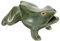 POPETPOP Fontaine d'extérieur en céramique en forme de grenouille pour jardin