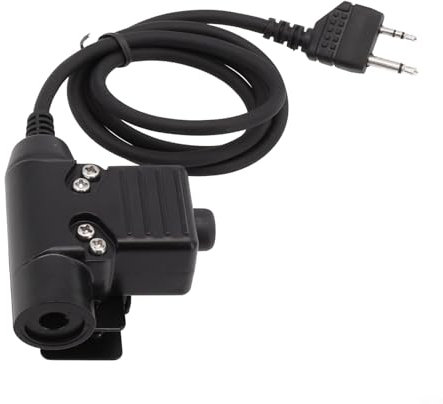 HpLive U94 PTT - Cuffie radio PTT, adattatore push to talk per BaoFeng -5R per Kenwood per walkie talkie per Z – (per la versione Midland)