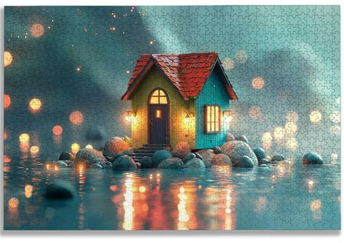 Puzzle 5000 Teile Anime, Puzzle 5000 Teile Erwachsene, Holzpuzzle Erwachsene mit Exquisiter Verpackungsbox, Klassische Puzzles Landschaft für Die Ganze Familie, Groß Puzzles für Geschenke, Deko, -1525