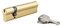 THIRARD - Cylindre de serrure double entrée, 30x90mm, anti-arrachement, laiton, 3 clés