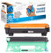LOSMANN 1x Toner-Kartusche & 1x Trommel Kompatibel zu Brother TN1050 DR1050 für Brother DCP-1510 E DCP-1512 A DCP-1512 E DCP-1601 DCP-1610 W DCP-1612 W DCP-1616 NW, HL-1110 E HL-1110 R HL-1110 Series
