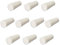 sourcing map Silikonstopfen Beige für Kolben-Reagenzglas Stopfen 9-14mm 10 Stück