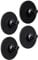 silwy® Magnet-Pins Flex (4er Set) inkl. Vier Metall-Nano-Gel-Pads Black - perfekt für Notizen, Karten und Poster - perfekt für Camping, Caravaning, Boating, Home, Living oder Business