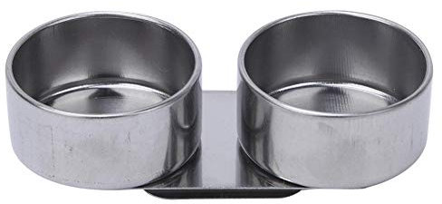 Copa de paleta de aceite, arte de pintura de doble cucharón Clip de paleta olla Taza de paleta de pintura de aceite con tapa Contenedor de paleta de doble arte recipiente de pintura al óleo con tapa