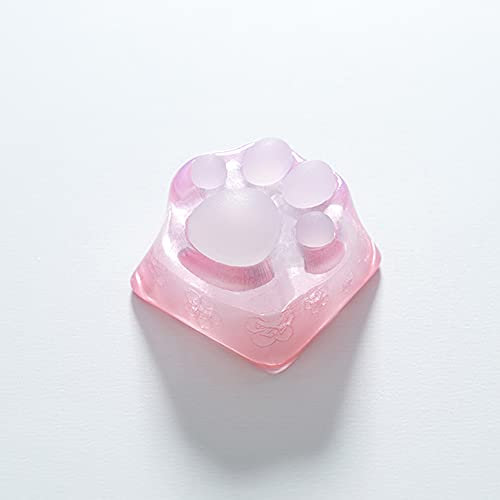 Zomo Special Edition 3D-Druck Gaming Cat Keycaps Cherry MX Keycaps Katzenpfotenform (Sakura Pink)