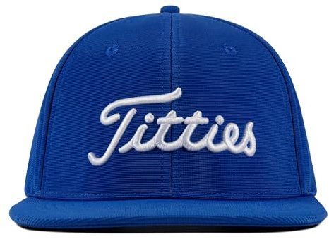 Bamveio Titties Hut für Männer und Frauen, lustiger Tittiess Flat Bill Hut, Titliest Cap, Weiß und Schwarz, Farbe 29, Einheitsgröße