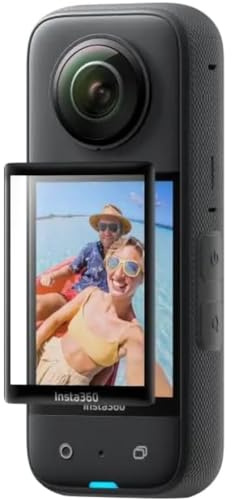Insta360 X3 Displayschutzfolie - Premium Schutzfolie für kristallklares Display - Einfache Installation und Anti-Kratz-Technologie - Kompatibel X3 Kamera